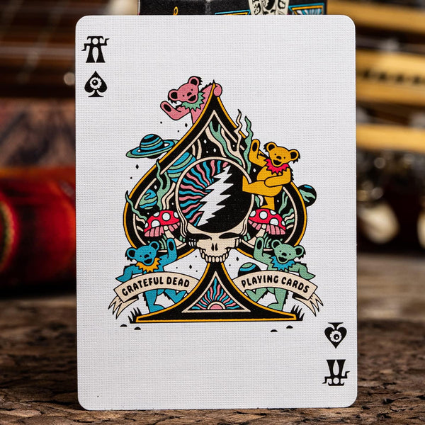 Grateful Dead Playing Cards Premium Deck with Iconic Band-Themed Artwork